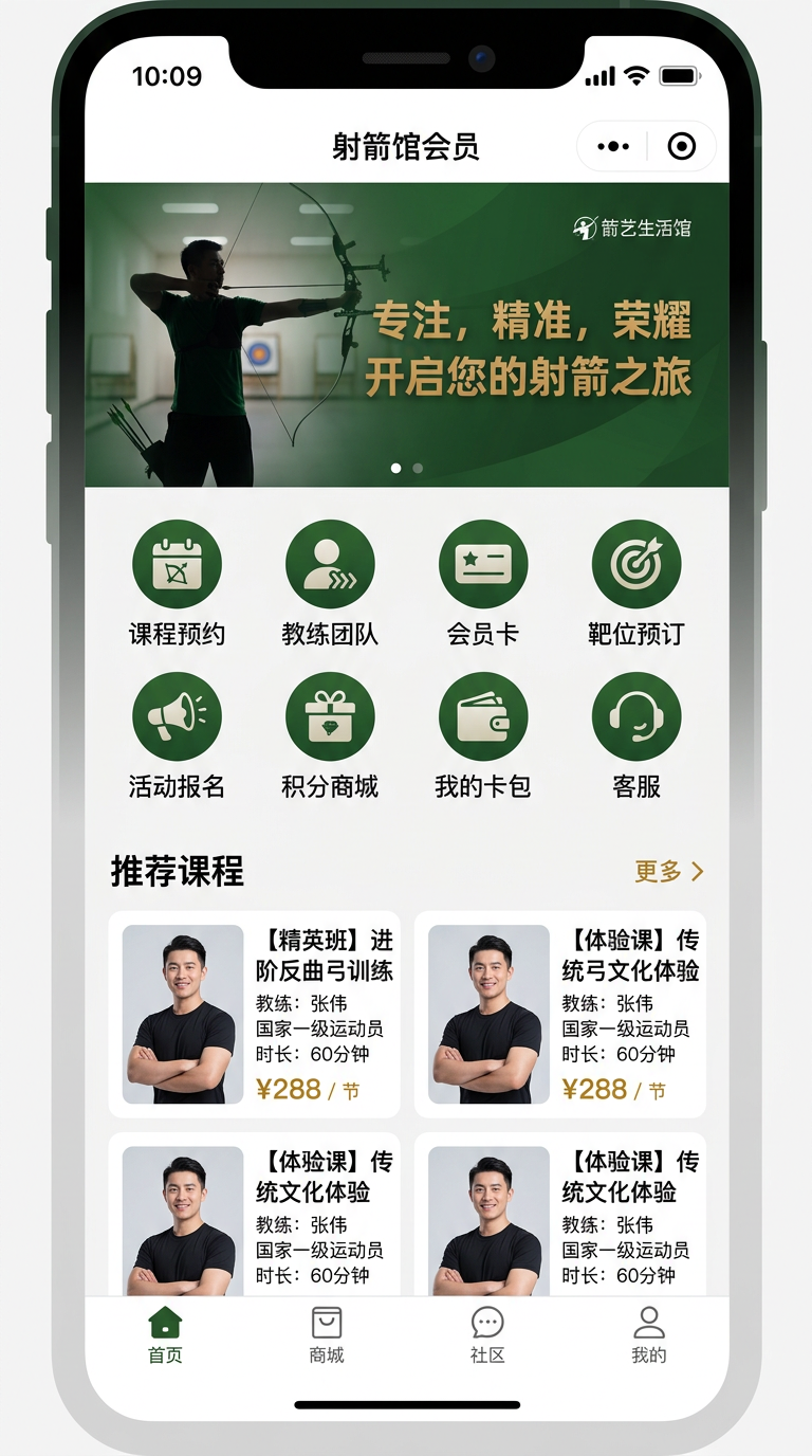 会员小程序首页