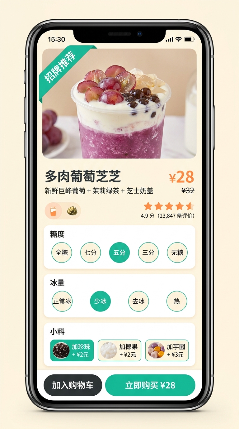 商品详情点单页