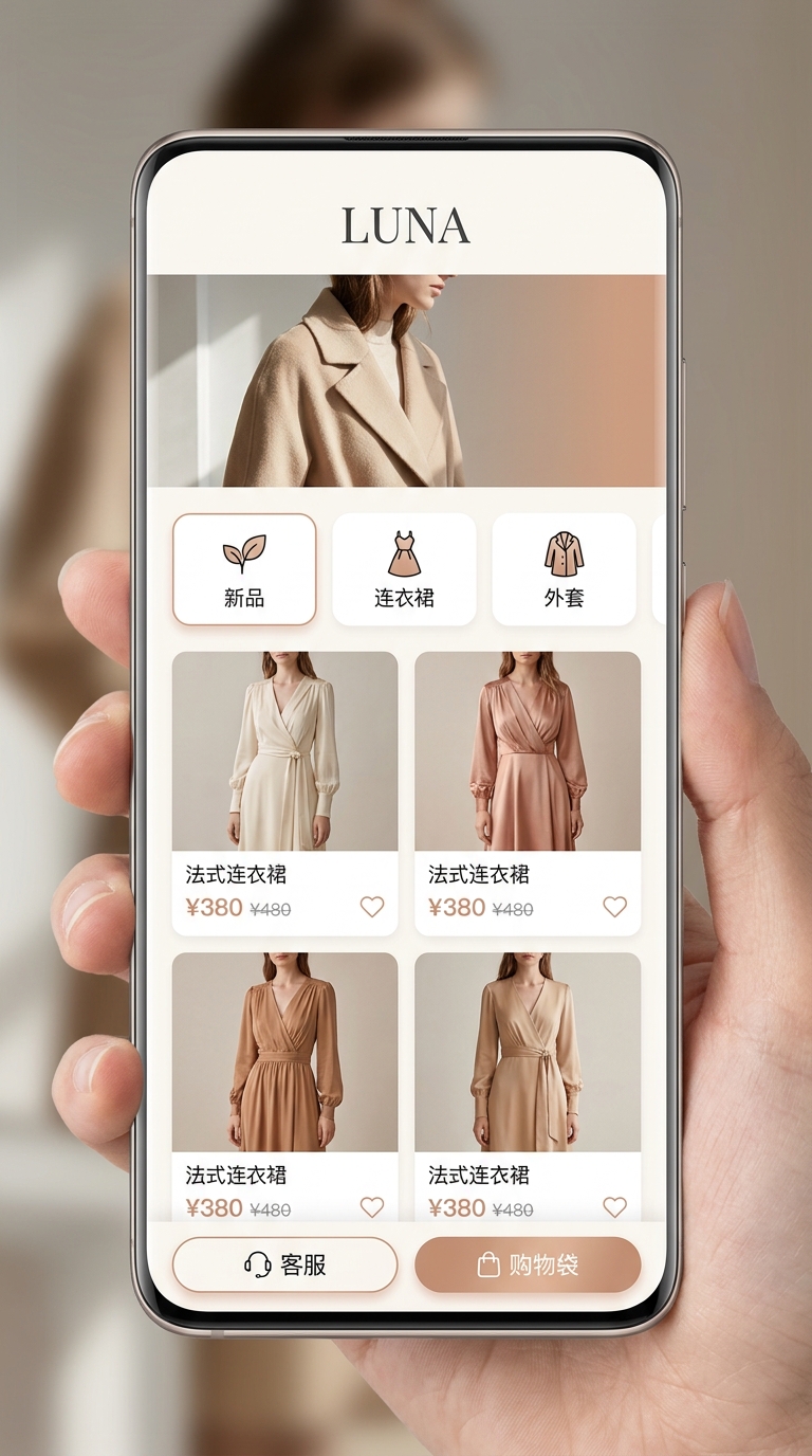 服装品牌小程序首页
