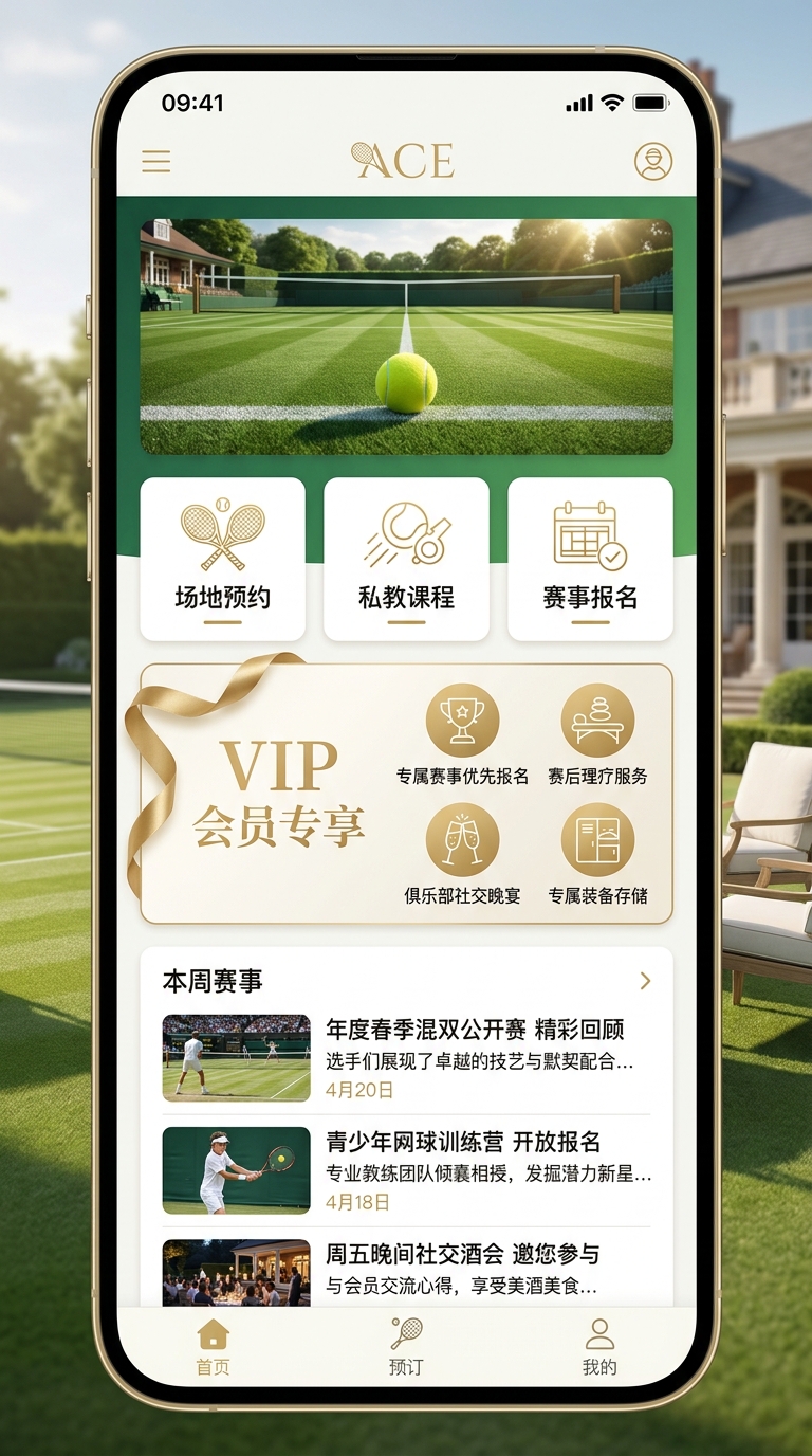 网球俱乐部首页