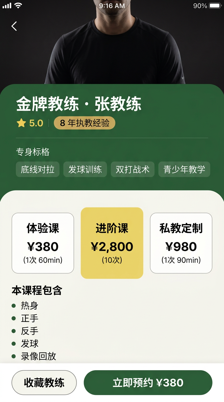 私教课预约详情