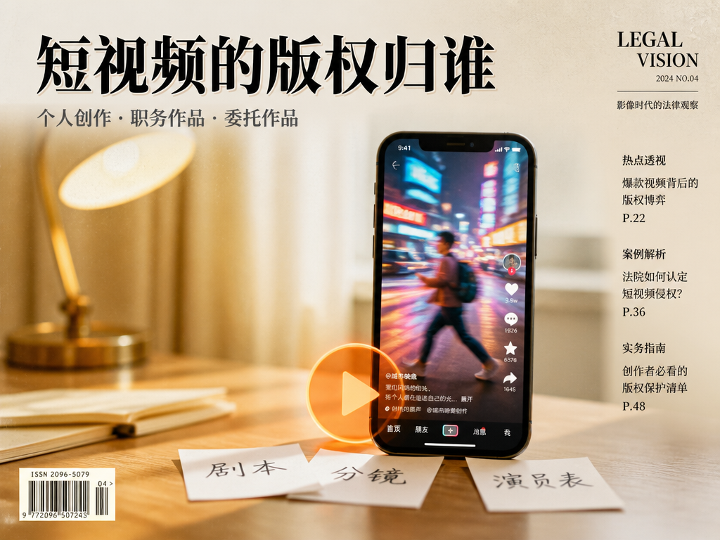短视频版权归谁封面